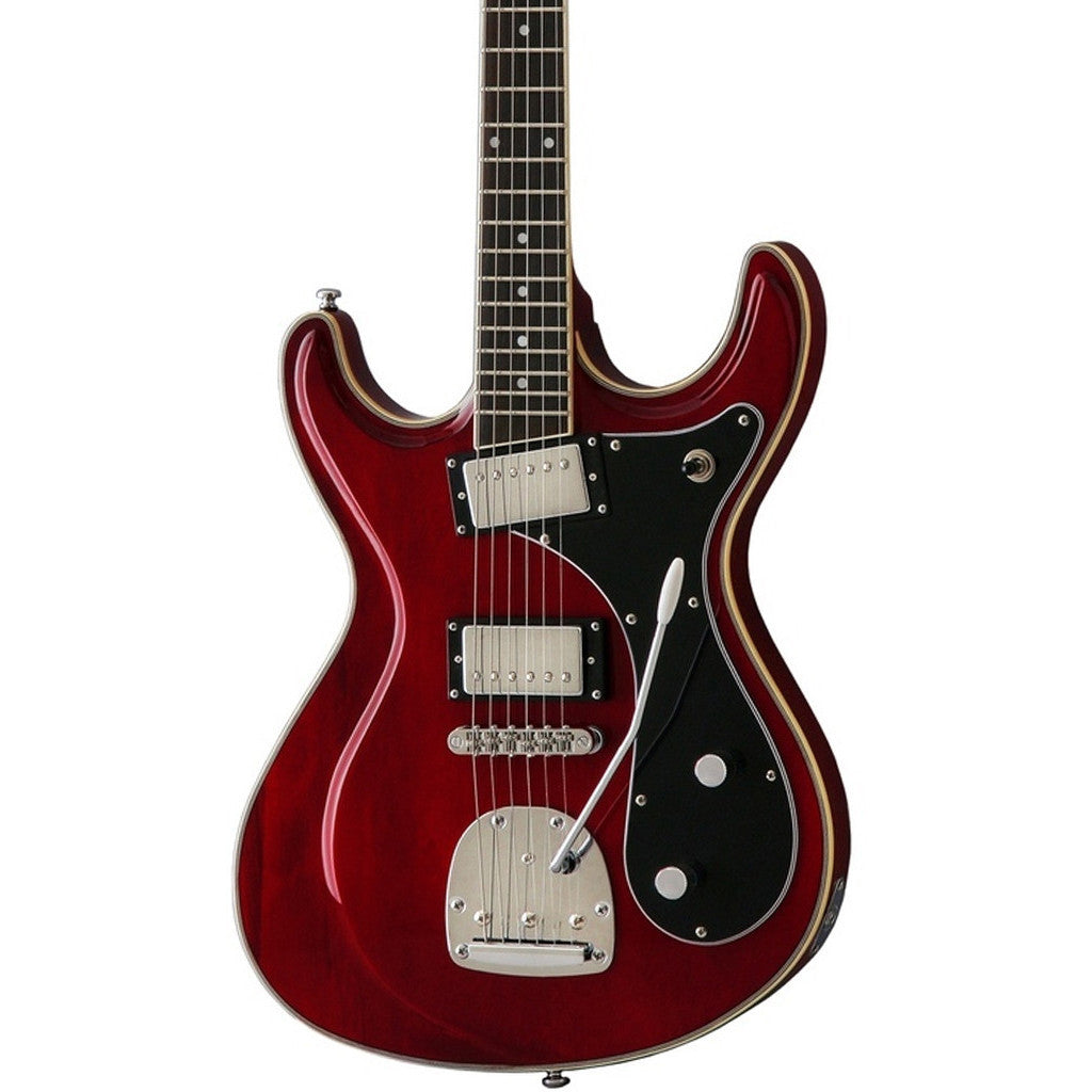 Eastwood Guitars Sidejack HB DLX - Cherry - Deluxe Mosrite-inspired Offset Electric Guitar - NEW!