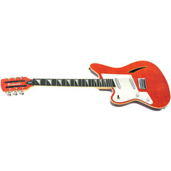 Eastwood Guitars Surfcaster 12 Lefty - Orange - Left Handed Offset 12-string Electric Guitar - NEW!