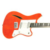 Eastwood Guitars Surfcaster 12 Orange Flame Closeup