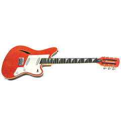 Eastwood Guitars Surfcaster 12 - Trans Orange - Offset 12-string Electric Guitar - NEW!