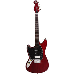 Eastwood Guitars Warren Ellis Signature Tenor 2P LEFTY - Dark Cherry - Left-Handed Electric Tenor Guitar - NEW!