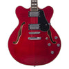Eastwood Guitars Classic 6 HB - Dark Cherry - Semi Hollow Body Electric Guitar - NEW!