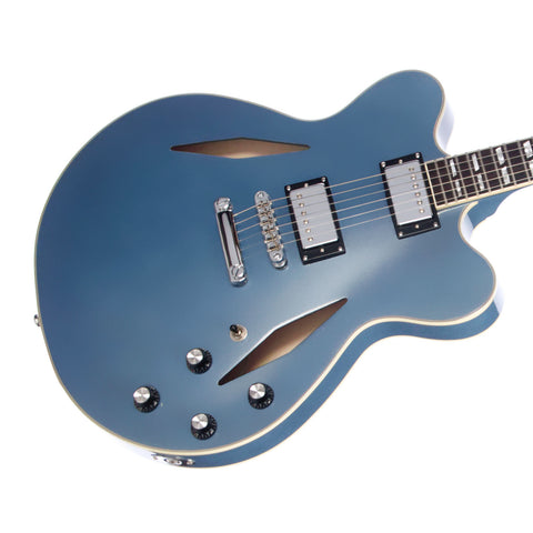 Eastwood Guitars Classic 6 HB-TL Pelham Blue - Trini Lopez / Dave Grohl-inspired Semi Hollow Body Electric Guitar - NEW!