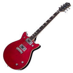 Eastwood Guitars Classic AC - Transparent Cherry Flame - Chambered Mahogany Electric Guitar - NEW!