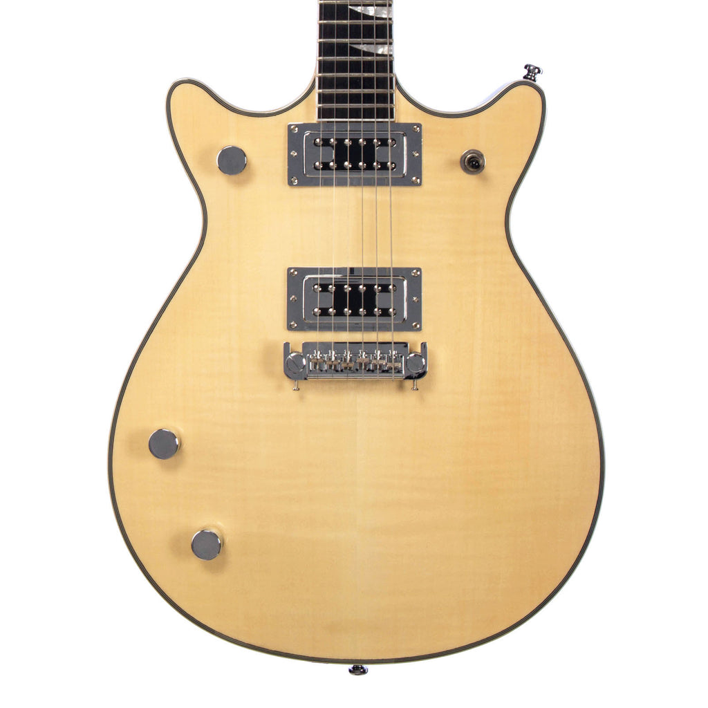 Eastwood Guitars Classic AC Lefty - Natural Flame - Left Handed Chambered Mahogany Electric Guitar