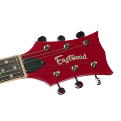 Eastwood Guitars Custom K-200 DLX -  Red - Chambered Electric Guitar - Kustom Replica -NEW!