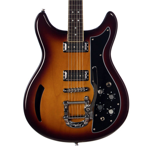 Eastwood Guitars K-200 DLX - Chambered Electric Guitar - Kustom Replica - Sunburst - NEW!