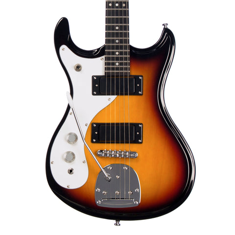 Eastwood Guitars Mark IV KC LEFTY - Sunburst - Left Handed Mosrite-inspired Electric Guitar - NEW!