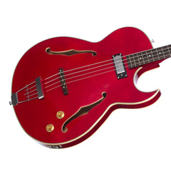 Eastwood Guitars Saturn IV - Semi Hollow Electric Bass Guitar - VOX Saturn-inspired Tribute Model - Cherry - NEW!