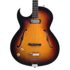Eastwood Guitars Saturn IV LEFTY - Left Handed Semi Hollow Electric Bass - Sunburst - NEW!