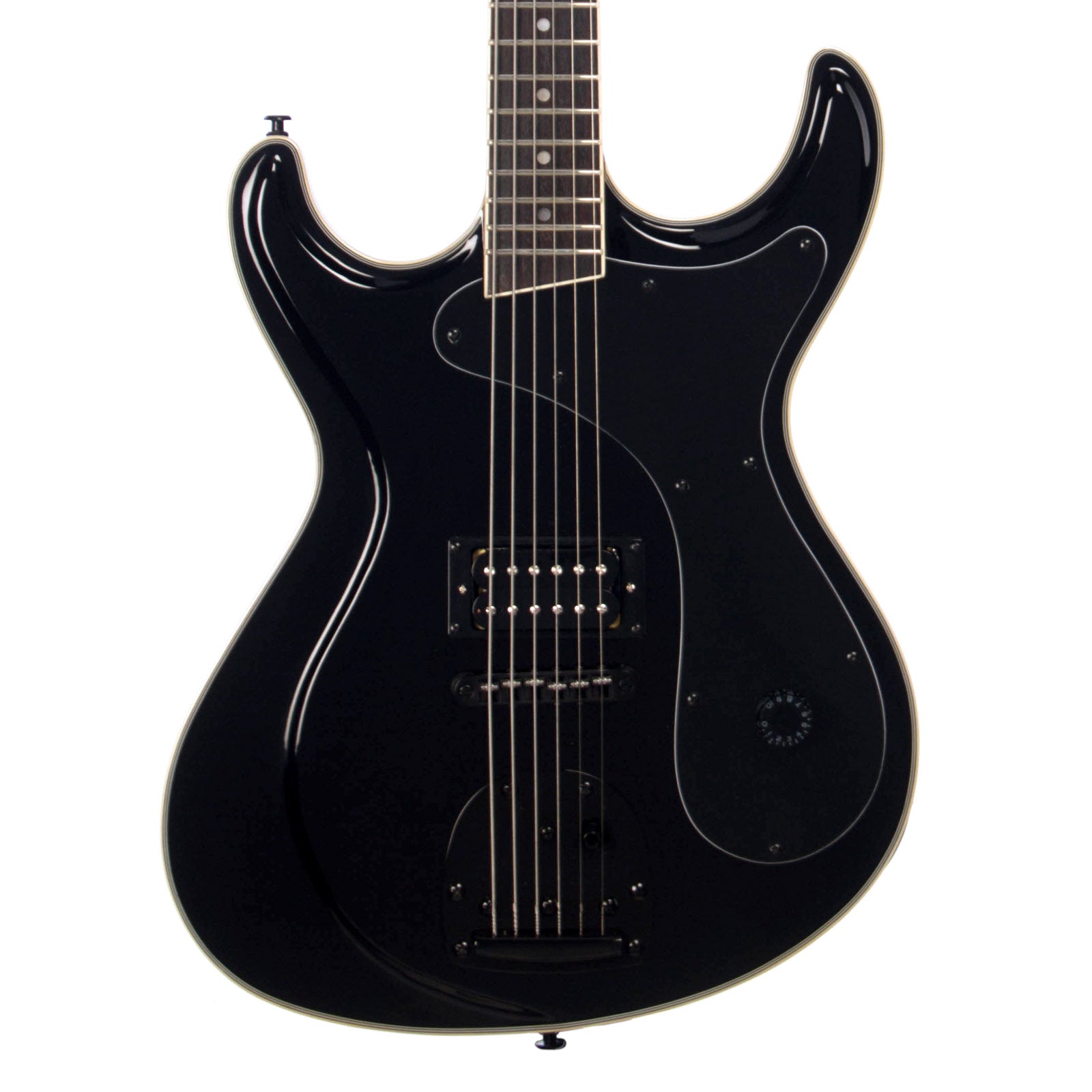 Eastwood Guitars Sidejack Baritone DLX Blackout Deluxe Offset Electr