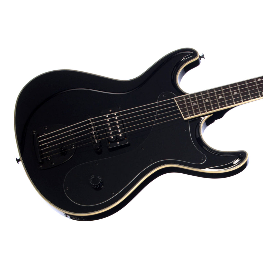 Eastwood Guitars Sidejack Baritone DLX Blackout Deluxe Offset Electr