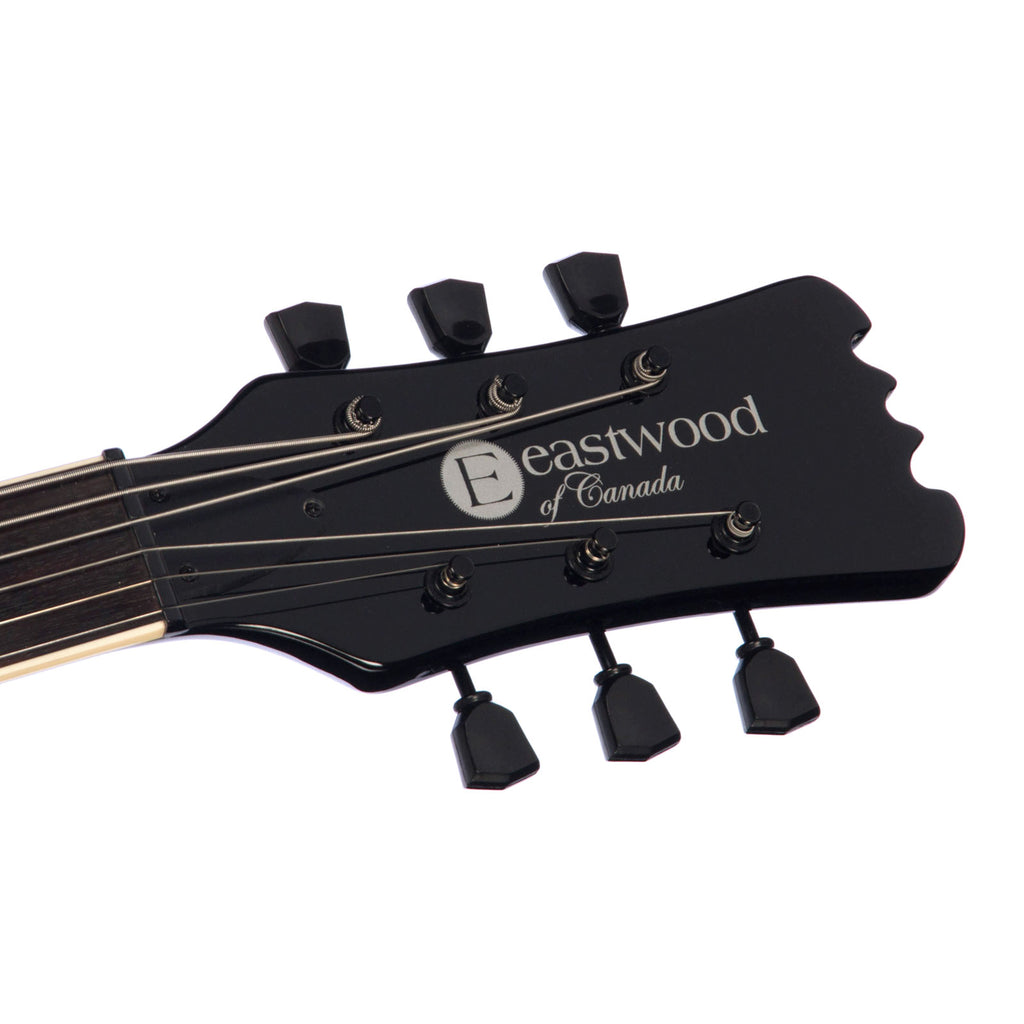Eastwood Guitars Sidejack Baritone DLX Blackout Deluxe Offset Electr