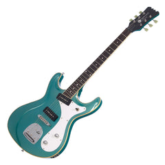 Eastwood Guitars Sidejack DLX - Metallic Blue - Deluxe Mosrite-inspired Offset Electric Guitar - NEW!