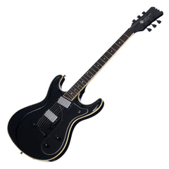 Eastwood Guitars Sidejack HB STD - Black - Deluxe Mosrite-inspired Offset Electric Guitar - NEW!
