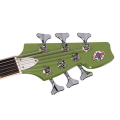 Eastwood Guitars TB-64 - Vintage Mint Green - MRG Series Teisco-inspired Short Scale 6-string Electric Bass - NEW!