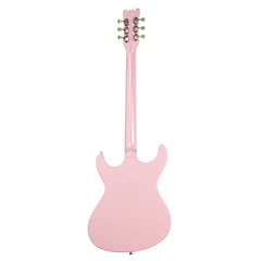Eastwood Guitars Sidejack Baritone DLX LEFTY - Shell Pink - Deluxe Left-Handed Mosrite-inspired Offset Electric Guitar - NEW!