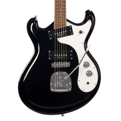 Eastwood Guitars Sidejack Pro JM - Black - Vintage Mosrite Joe Maphis -inspired Tribute Model - Offset Electric Guitar - NEW!