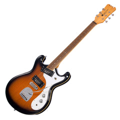Eastwood Guitars Sidejack Pro JM - Sunburst - Vintage Mosrite Joe Maphis -inspired Tribute Model - Offset Electric Guitar - NEW!