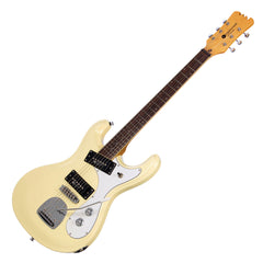Eastwood of Canada Sidejack Pro DLX - Vintage White - Mosrite-inspired Offset Electric Guitar - NEW!
