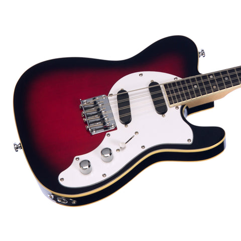 Eastwood Guitars Mandocaster LTD - Redburst - Solidbody Electric Mandolin - NEW!