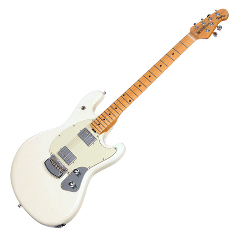 USED Music Man StingRay Guitar - Ivory White - Maple Neck Electric Guitar