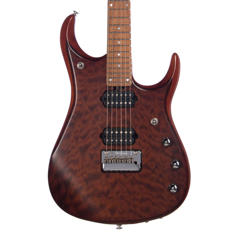 USED Music Man JP15 John Petrucci signature model 6-string electric guitar - Sahara Burst Quilt