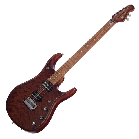 USED Music Man JP15 John Petrucci signature model 6-string electric guitar - Sahara Burst Quilt