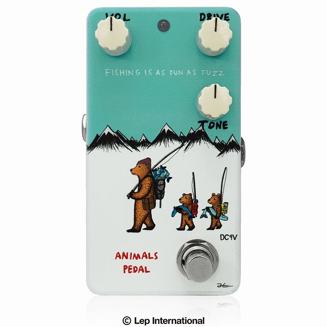 Animals Pedal FISHING IS AS FUN AS FUZZ - Effects Pedal for Electric Guitar - NEW!