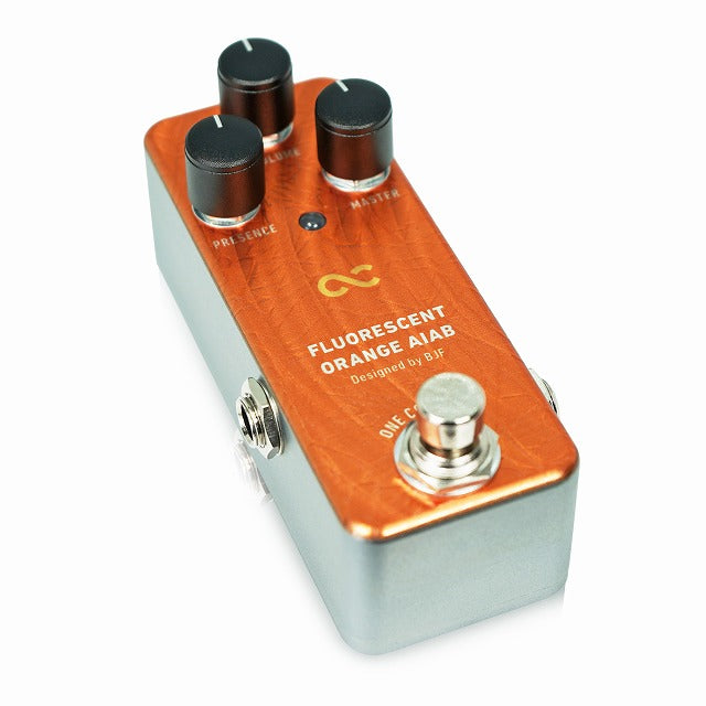orange amp pedal One Control Fluorescent Orange Amp In A Box OC-FOAIABn - BJF Series Distortion Effects Pedal for Electric Guitar