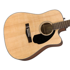 Fender CD-60SCE Natural - Solid Top, Dreadnought Cutaway, Acoustic / Electric Guitar - 0961704021 - NEW!