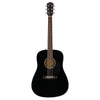 Fender CD-60S Black - Solid Top Dreadnought Acoustic Guitar for Beginners and Students - 0961701006 - NEW!