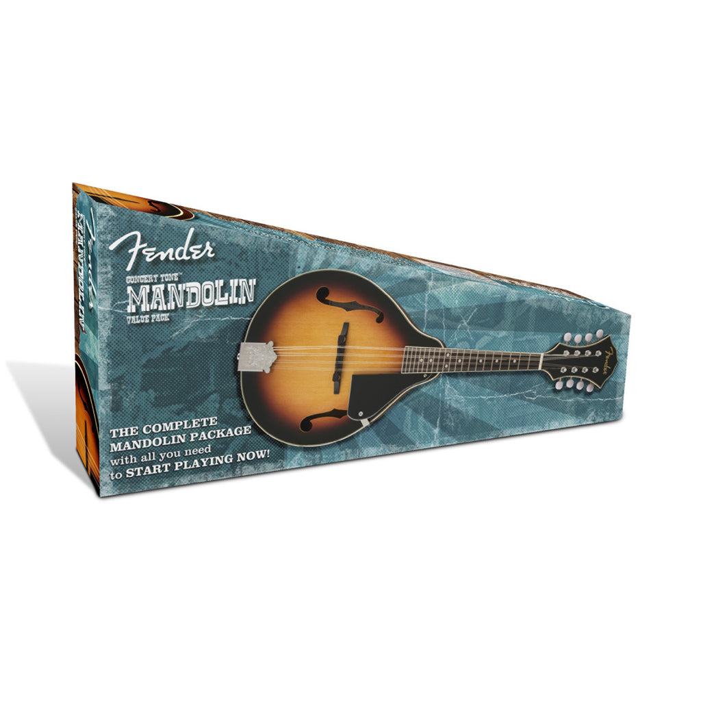 Fender Concert Tone A-style Mandolin pack - Beginner, Student, starter kit - New!