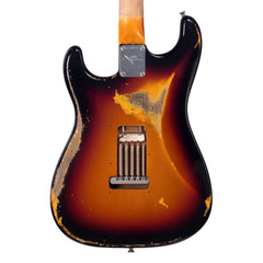 USED Fender Custom Shop 1959 Stratocaster Heavy Relic - Sunburst - 2019 model, 1-off Time Machine Series Electric Guitar
