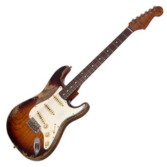 USED Fender Custom Shop 1961 Stratocaster Heavy Relic - Chocolate 3 Tone Sunburst - Masterbuilt Dale Wilson!