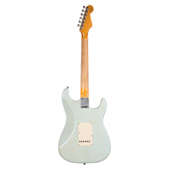 USED Fender Custom Shop LEFTY 1964 Stratocaster Journeyman Relic - Super Faded Aged Sonic Blue - Left-Handed Electric Guitar