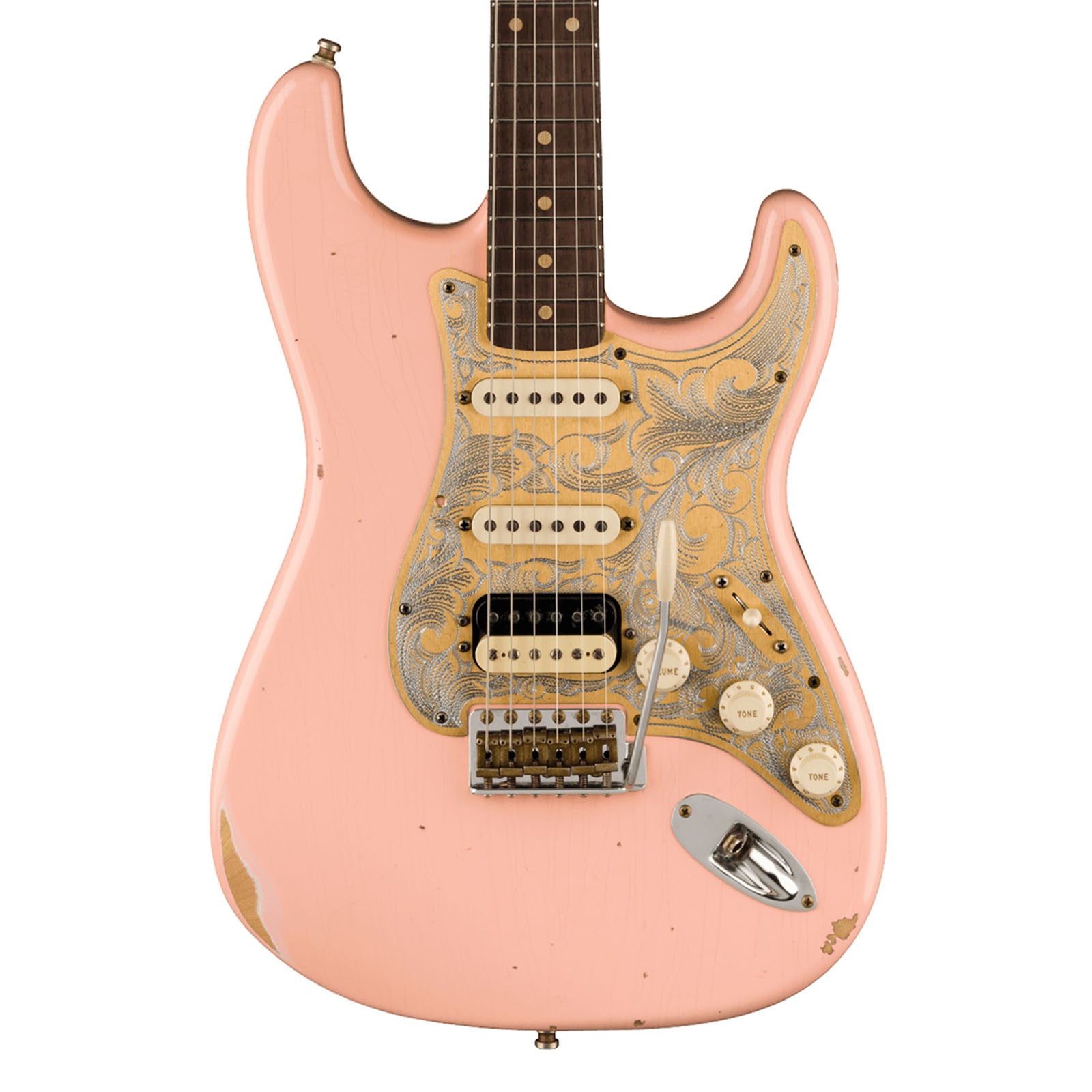 Shell Pink Fender Model Fender Custom Shop Limited Edition Tyler Bryant PINKY Stratocaster Rel ...