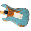 Fender Custom Shop MVP 1960 Stratocaster HSS Heavy Relic - Daphne Blue over Competition Orange - Dealer Select Master Vintage Player Series Electric Guitar - USED!
