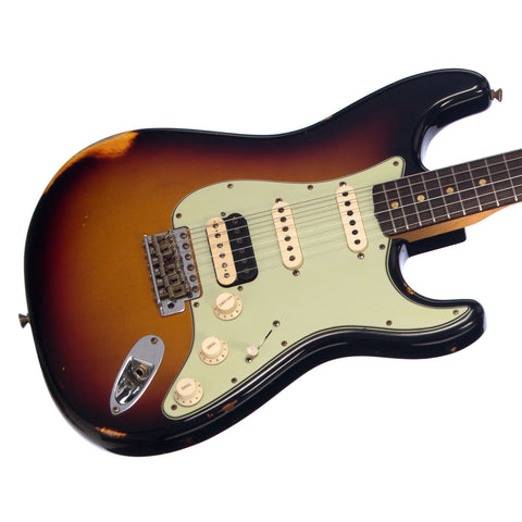 Fender Custom Shop MVP 1960 Stratocaster HSS Relic - 3 Color Sunburst - Dealer Select Master Vintage Player Series Electric Guitar - NEW!