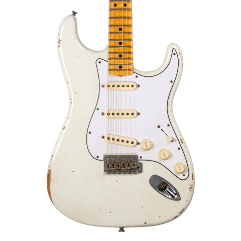 Fender Custom Shop MVP Series 1969 Stratocaster Relic - Olympic White / Maple Cap - Hendrix / Woodstock -style electric guitar - New!!