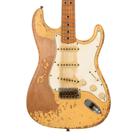 Fender Custom Shop MVP 1969 Stratocaster Super Relic - Vintage White / Maple Cap - MASTERBUILT Paul Waller - Dealer Select Master Vintage Player Series - Yngwie, Blackmore, Hendrix / Woodstock -style electric guitar - NEW!