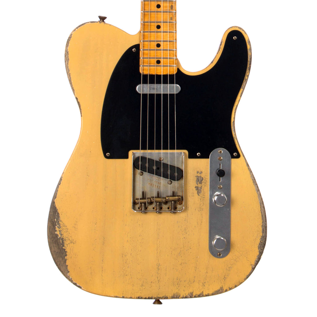 Fender Custom Shop MVP 1952 Telecaster Relic - Nocaster Blonde - Masterbuilt - Featherweight - Only 5.2lbs!!! Dealer Select Master Vintage Player Series