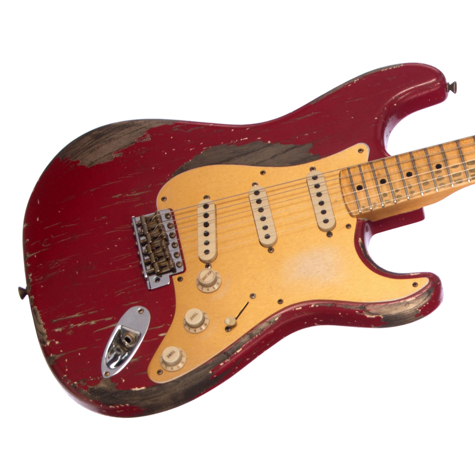 Fender Custom Shop MVP 1956 Stratocaster Heavy Relic - Dakota Red