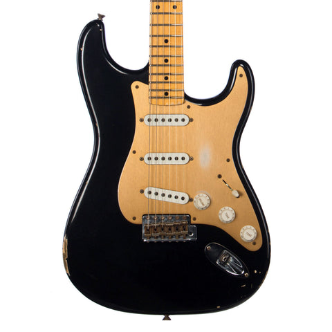 Fender Custom Shop MVP Series 1956 Stratocaster Relic - Black Pearl / Gold Anodized Pickguard - NEW!