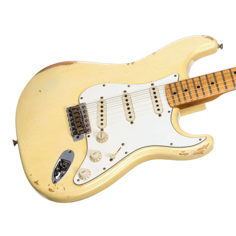 Fender Custom Shop MVP Series 1969 Stratocaster Relic - Vintage White / Maple Cap - Hendrix / Woodstock -style electric guitar - New!