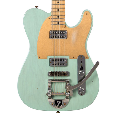 Fender Custom Shop MVP TV Jones Telecaster Journeyman Relic - Surf Green Transparent - Dealer Select Master Vintage Player Series Electric Guitar - NEW!