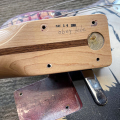 Fender Custom Shop Obey Telecaster Relic - Shepard Fairey Original Artwork - PROTOTYPE / Mike Eldred - WoW!