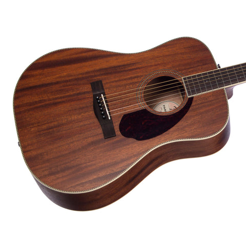 Fender Paramount PM-1 Standard Dreadnought All-Mahogany Acoustic Guitar with Case - NEW!