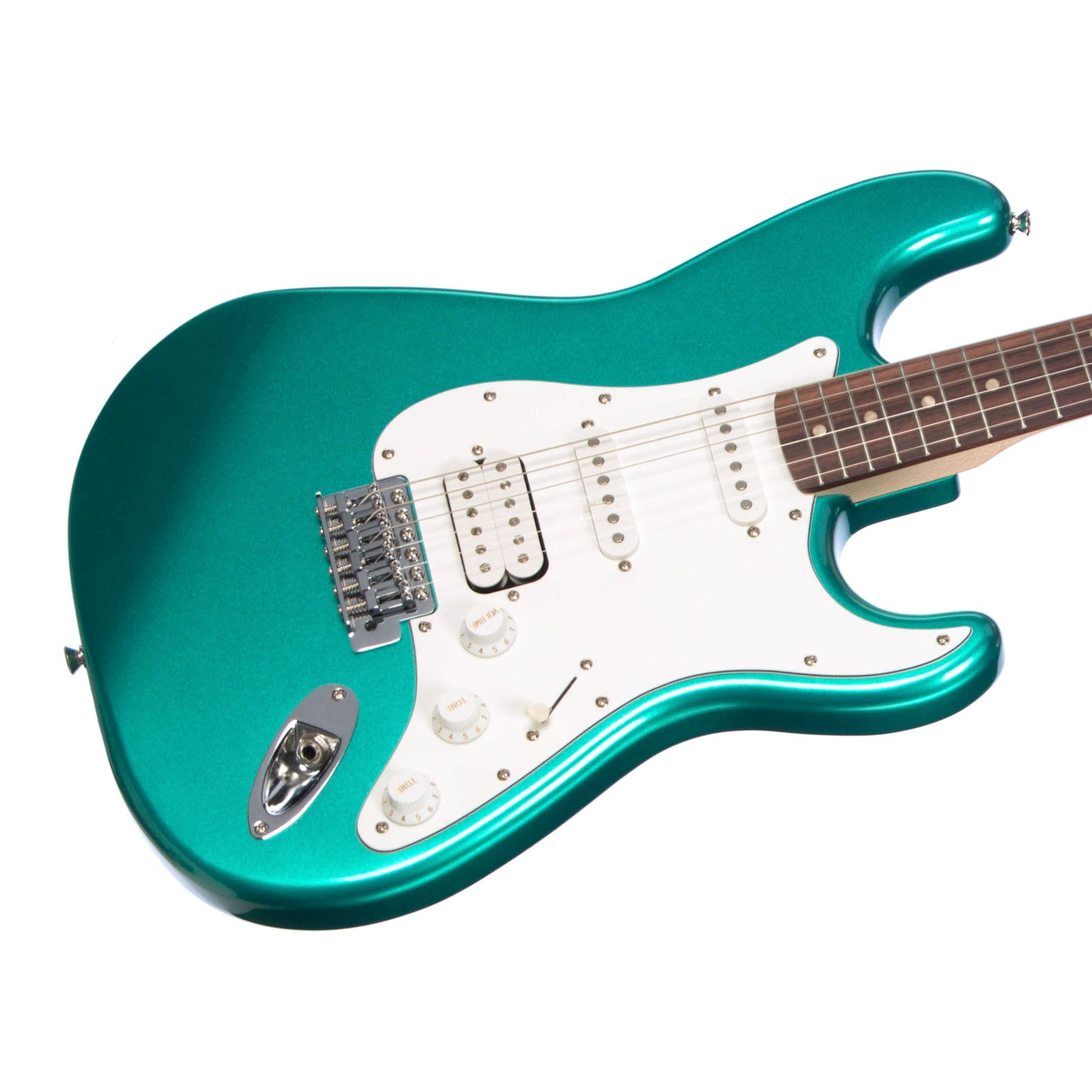 Squier Affinity Series Stratocaster HSS Race Green Fender | Make'n
