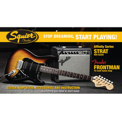 Stop Dreaming, Start Playing! Set: Affinity Series Strat HSS with Fender Frontman 15G Amp